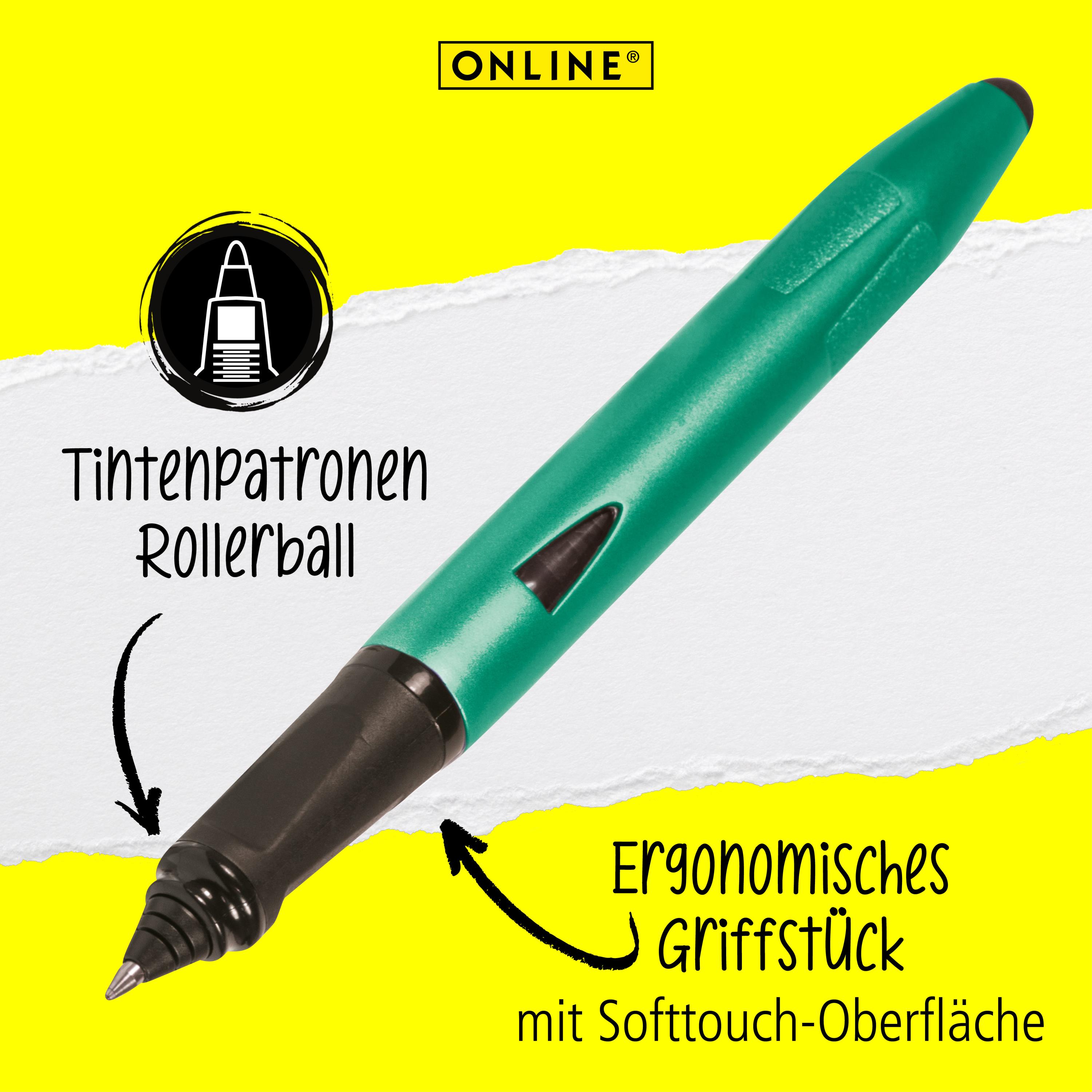 Tintenpatronen-Rollerball Switch Plus Ocean Green
