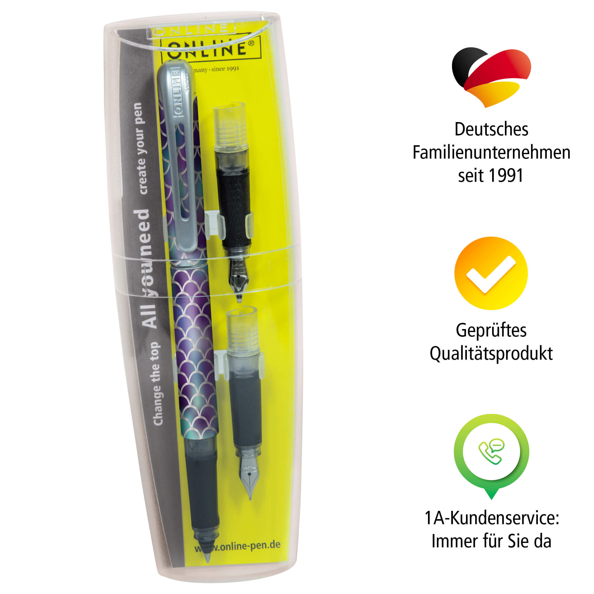 Tintenroller und Füller Set - College Shiny Dreams - All you need
