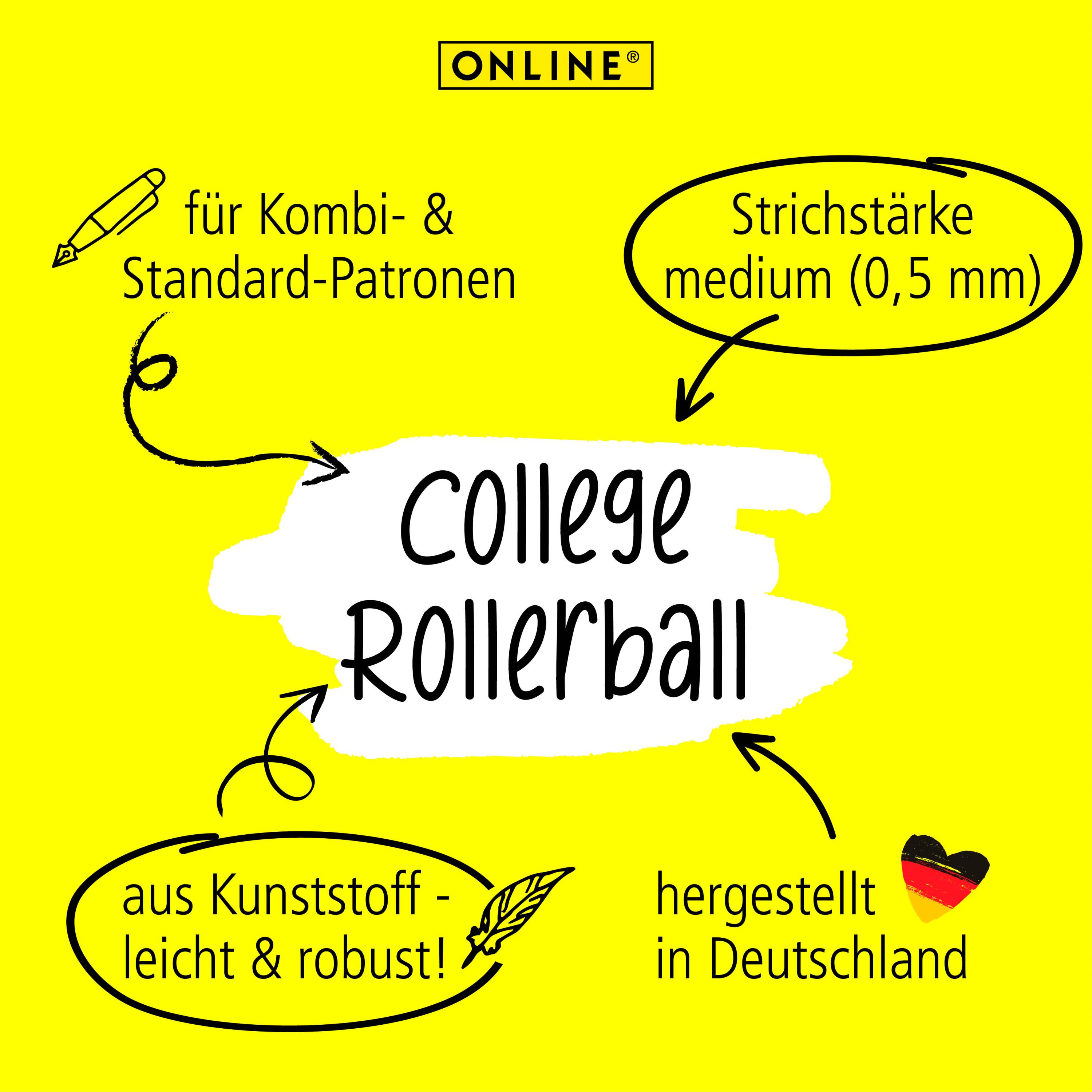 Tintenpatronen-Rollerball College Goal