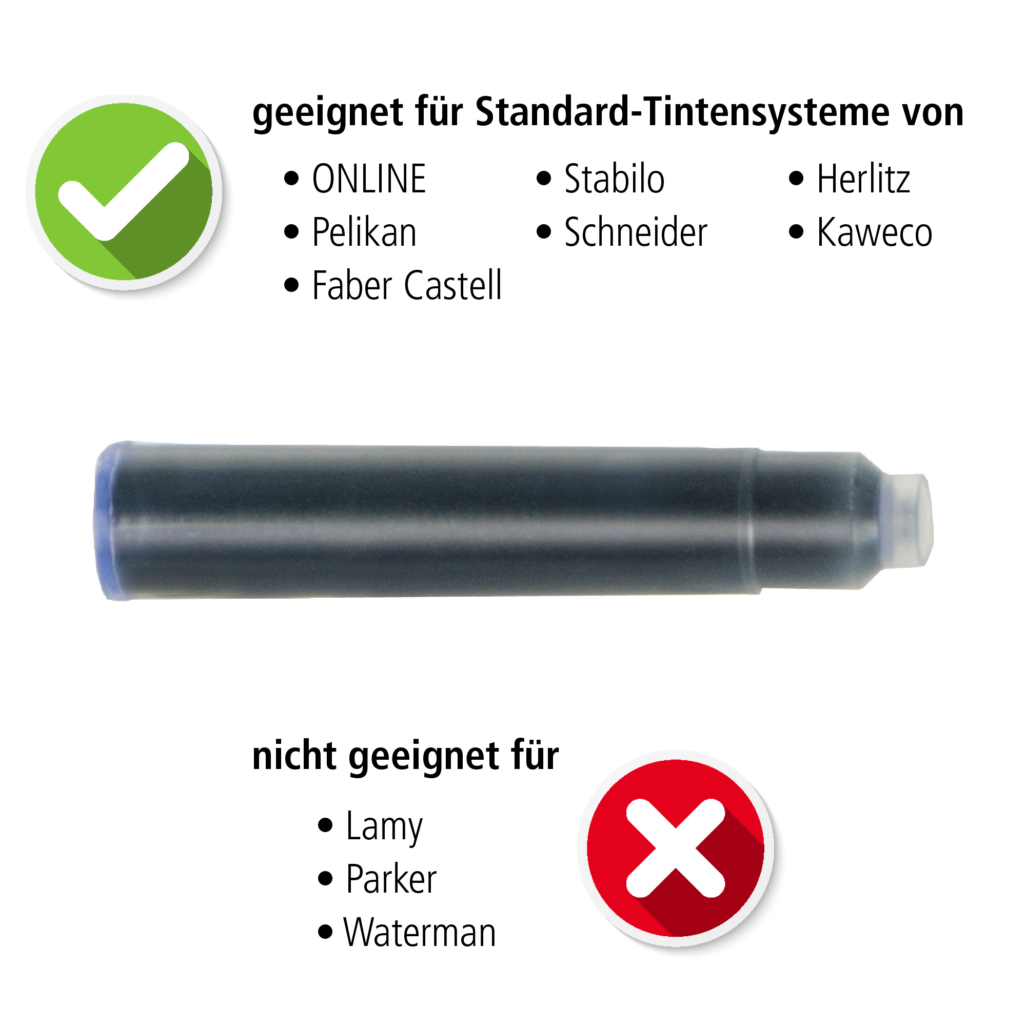 Füller Tintenpatronen im Maxi-Pack