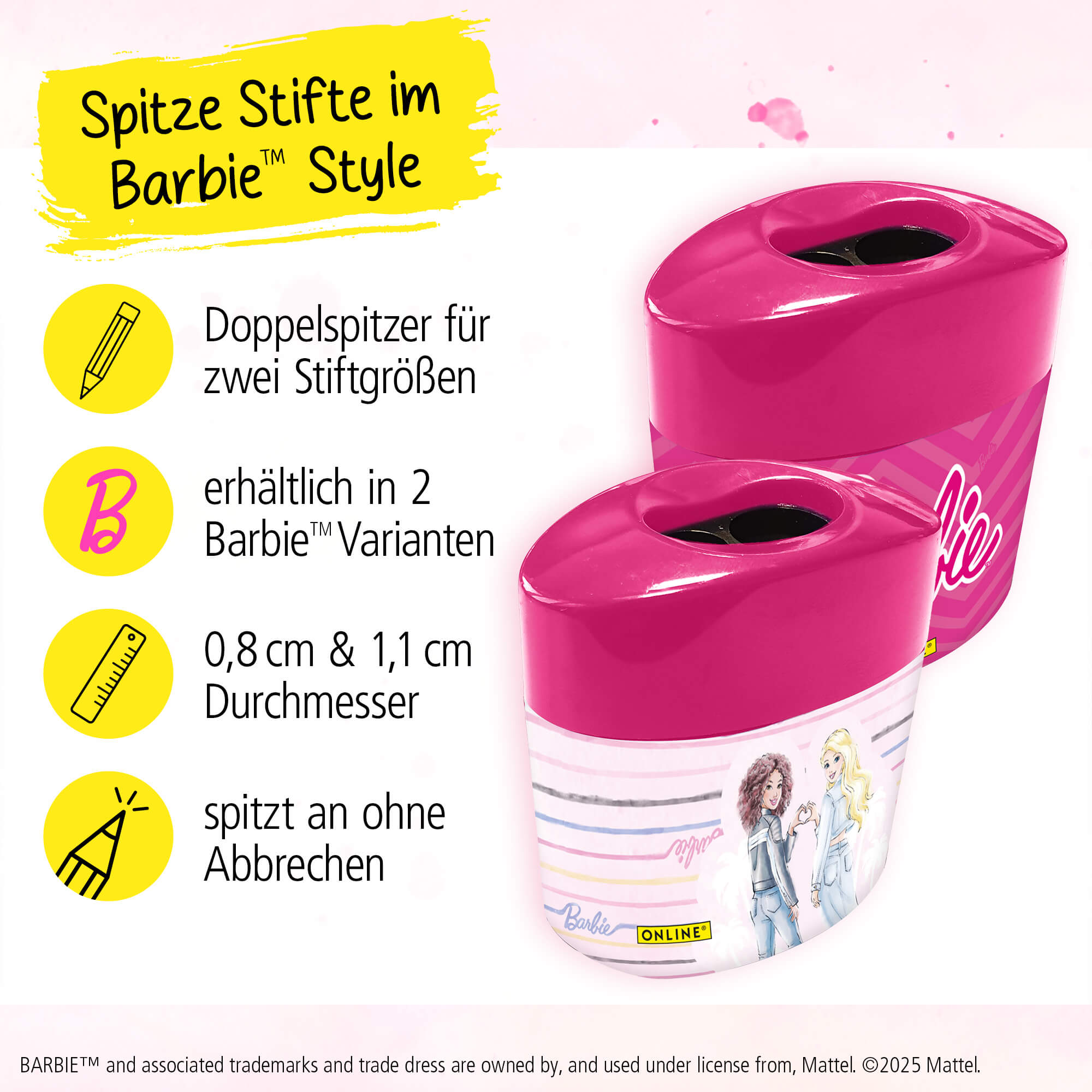 Doppelspitzer, 2er Pack, Barbie