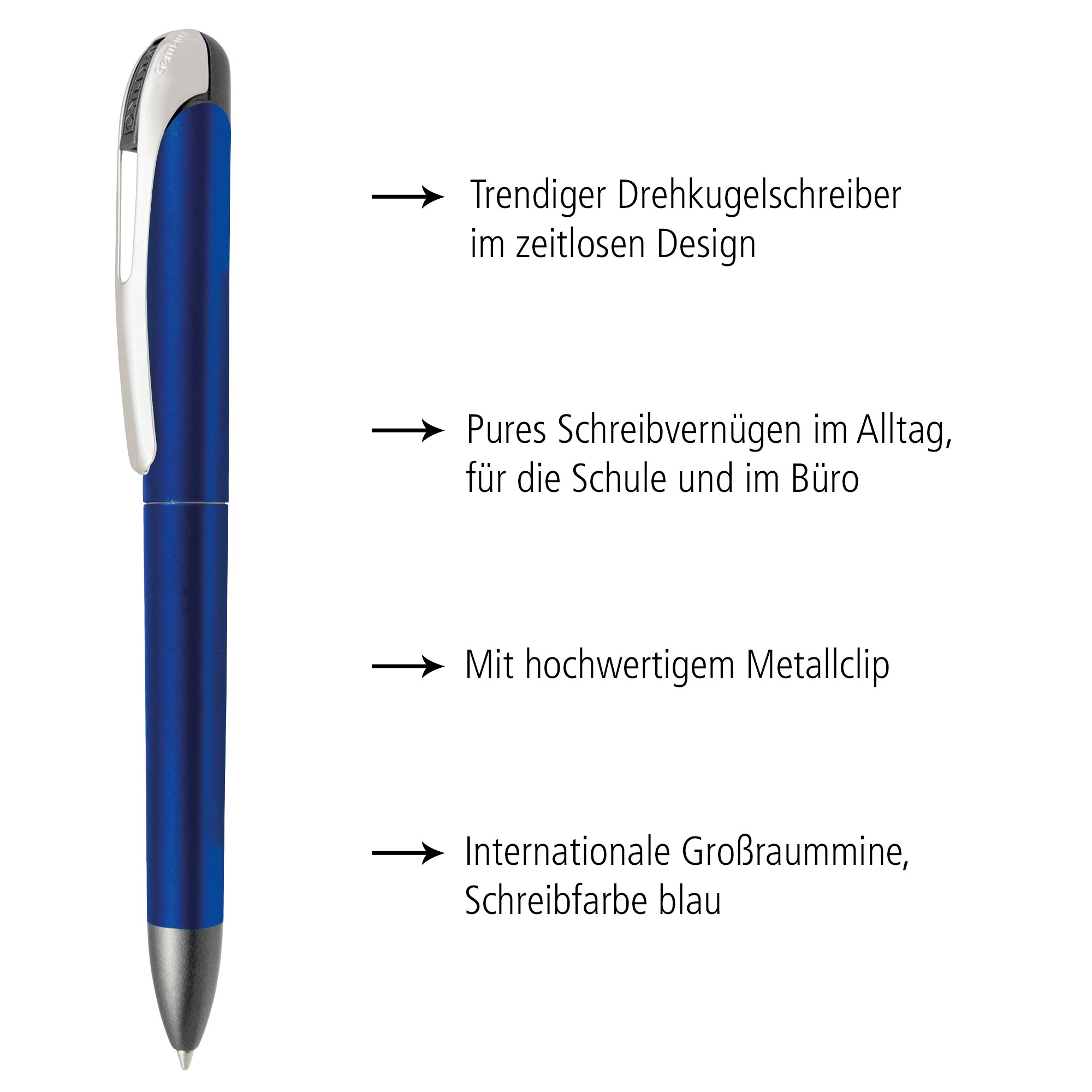 Drehkugelschreiber College Blue