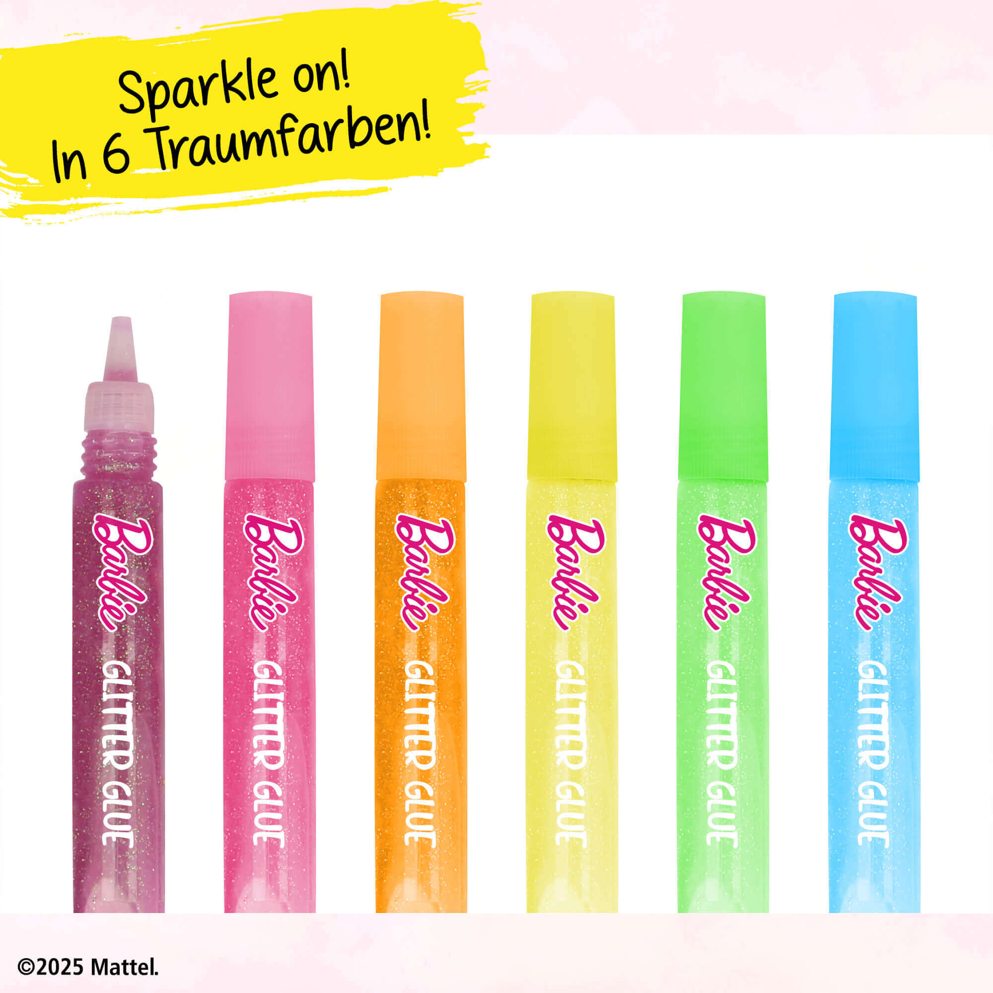 Glitter Glue Set Barbie