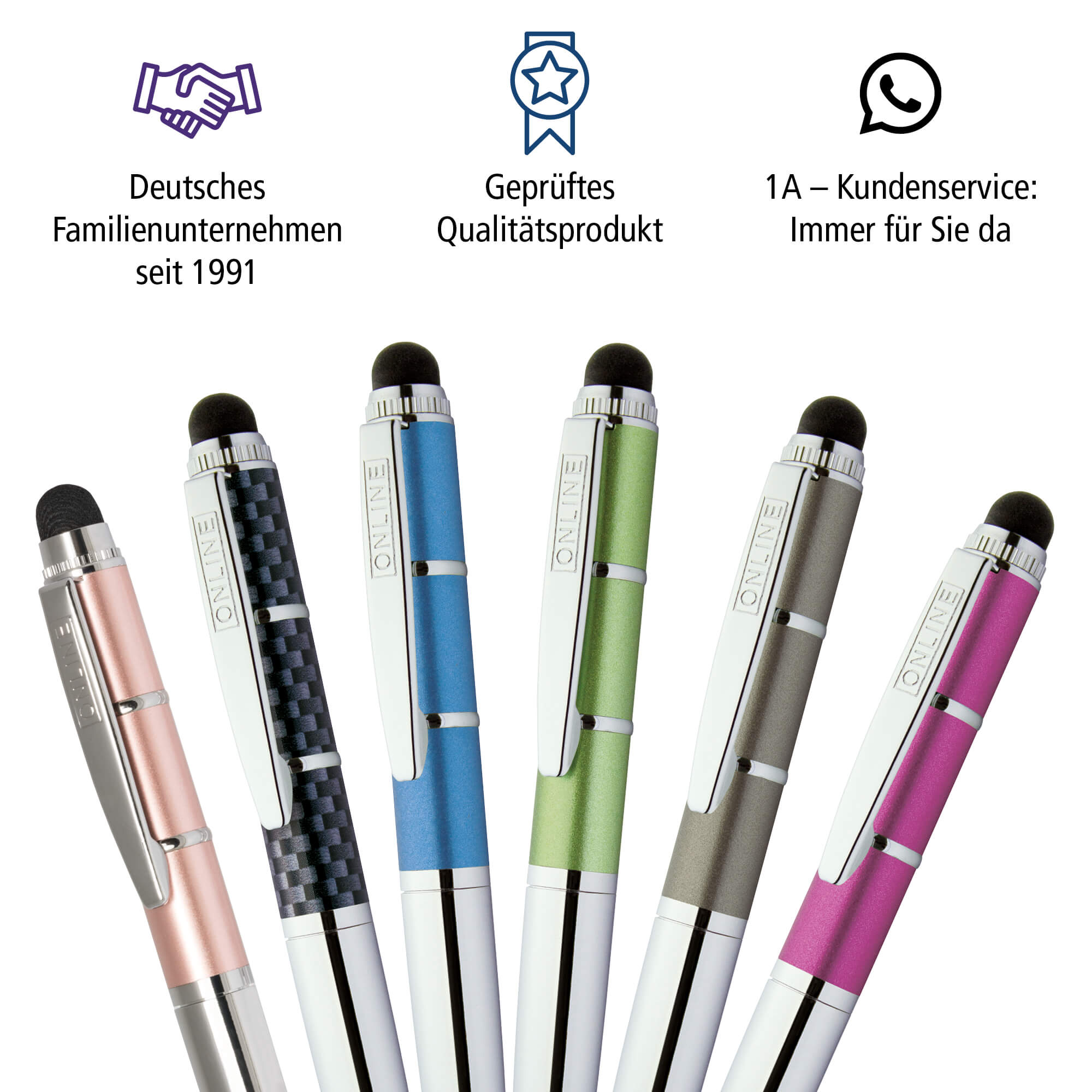 Drehkugelschreiber Piccolo Stylus Pink