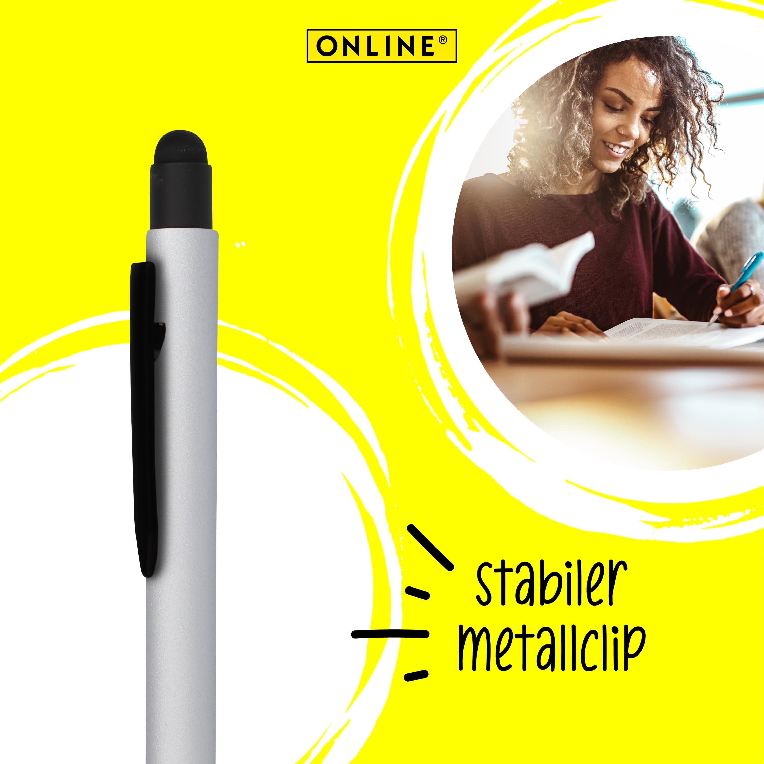 Kugelschreiber ALU Stylus Silver