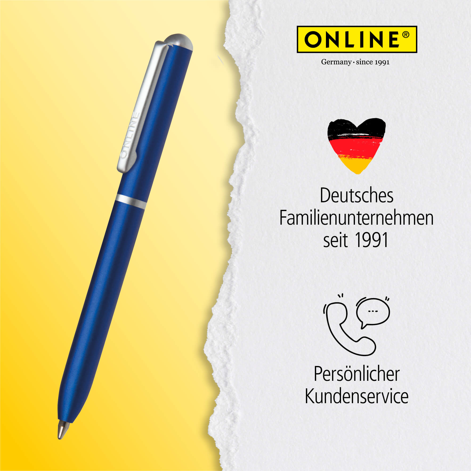 Kugelschreiber Mini Portemonnaie Blue, 8 cm Mini-Kugelschreiber