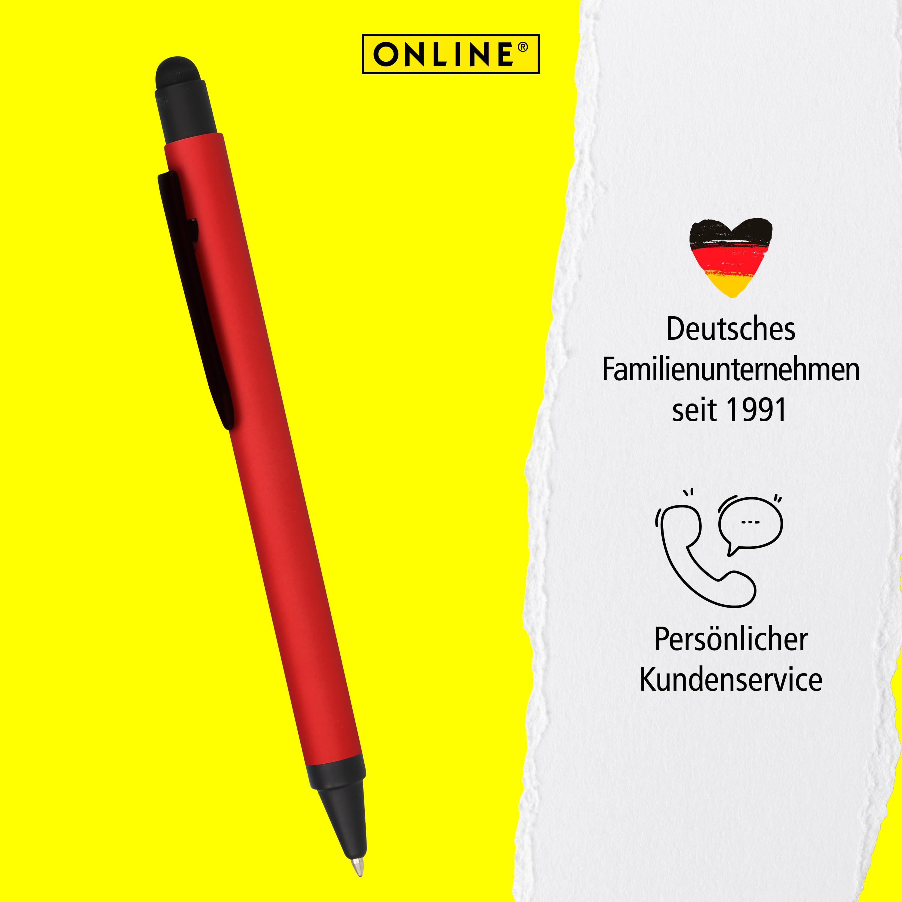 Kugelschreiber ALU Stylus Red