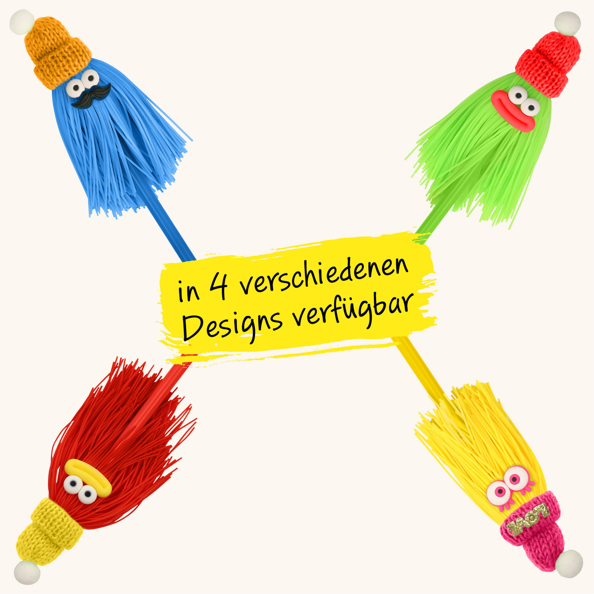 Gelschreiber magiXX Hairy Friends Yellow
