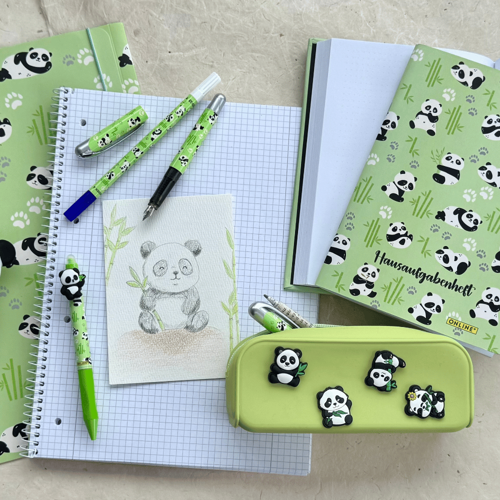 Collegeblock A4 Panda