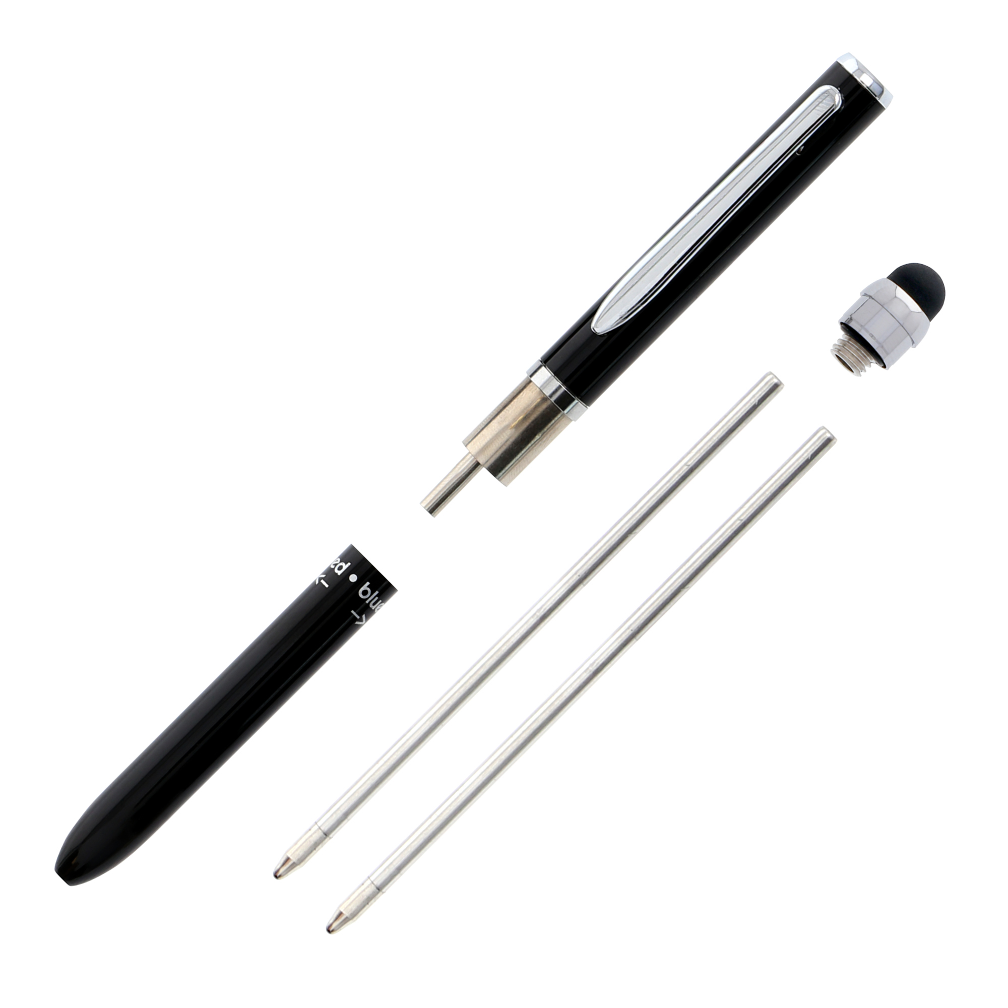 Kugelschreiber 3-in-1 Multi Touch Pen Black