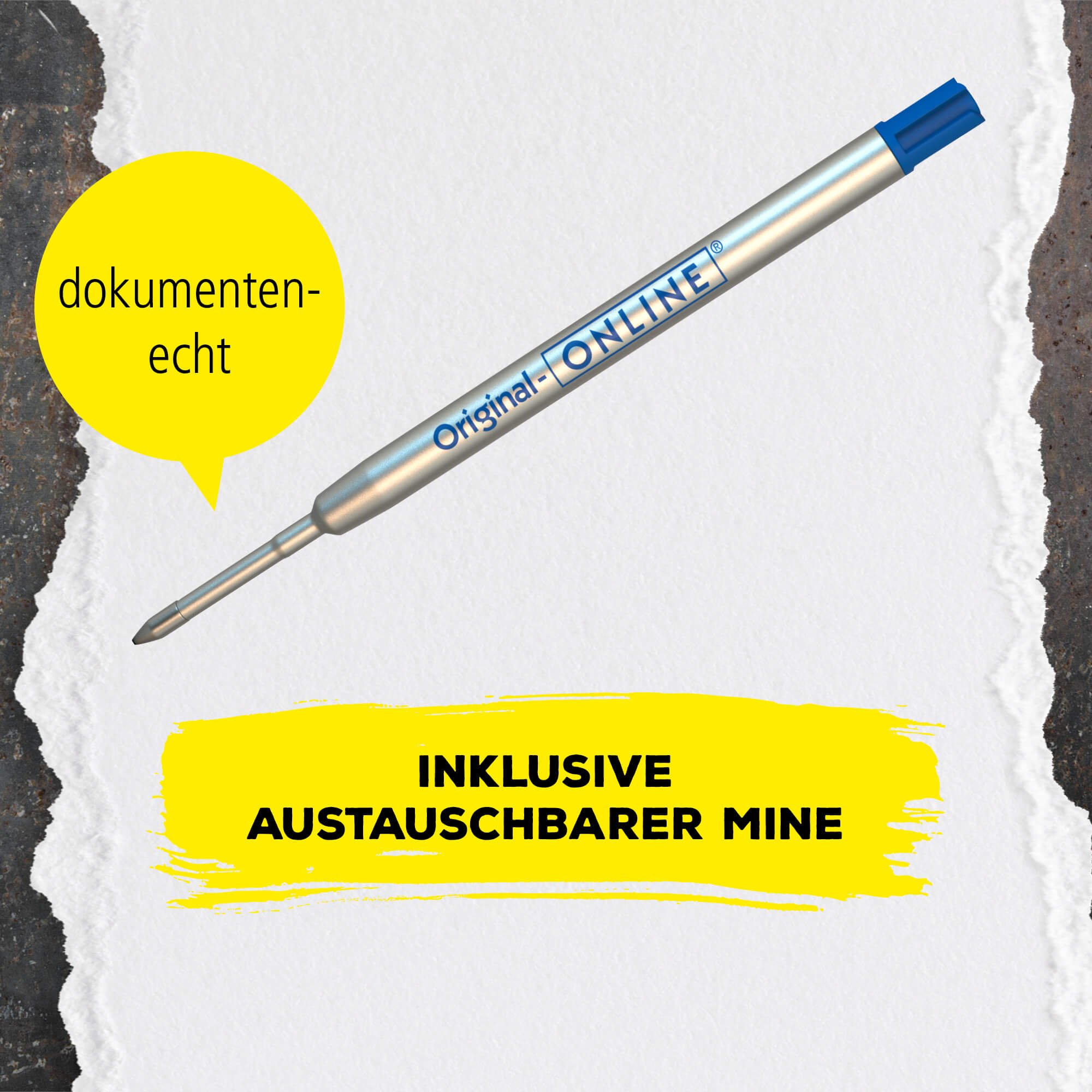 Multifunktionsstift 6-in-1, Kugelschreiber und Werkzeug Toolpen Gelb