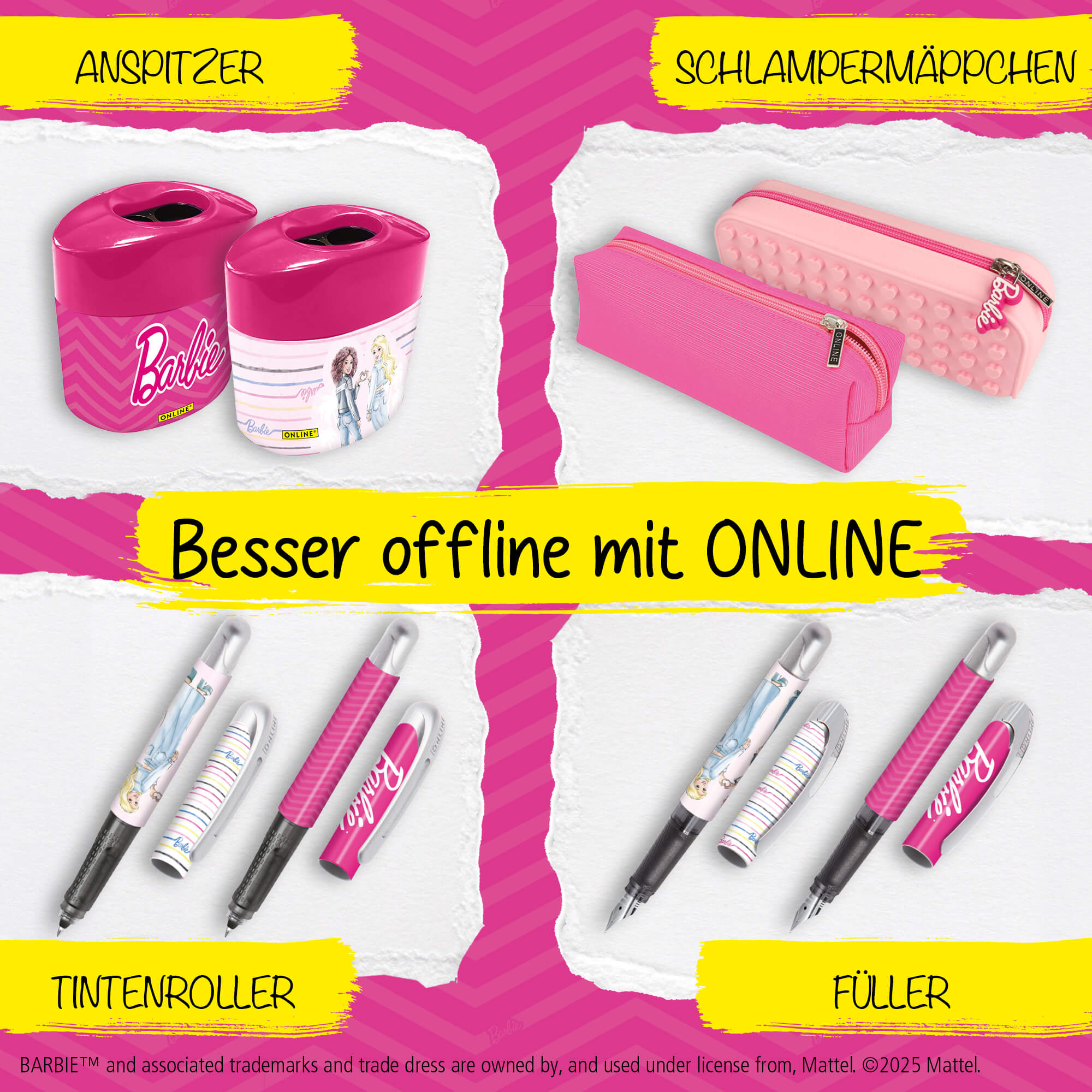 Hausaufgabenheft DIN A5 Barbie Pink, Soft-Cover