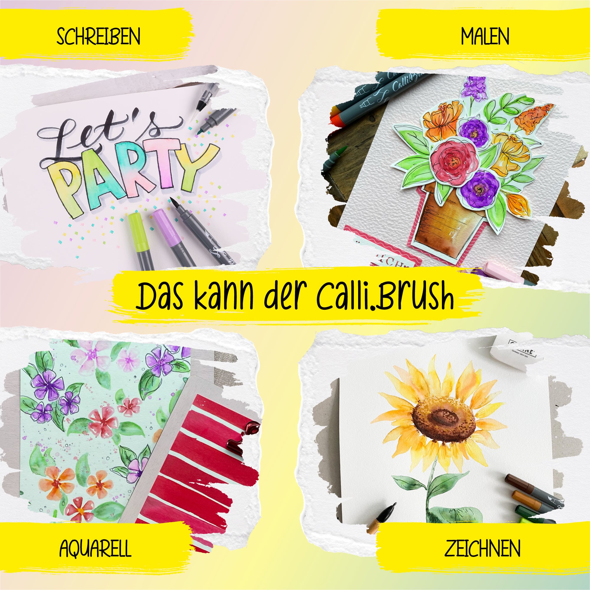 Calli.Brush Pen Einzelstift Red