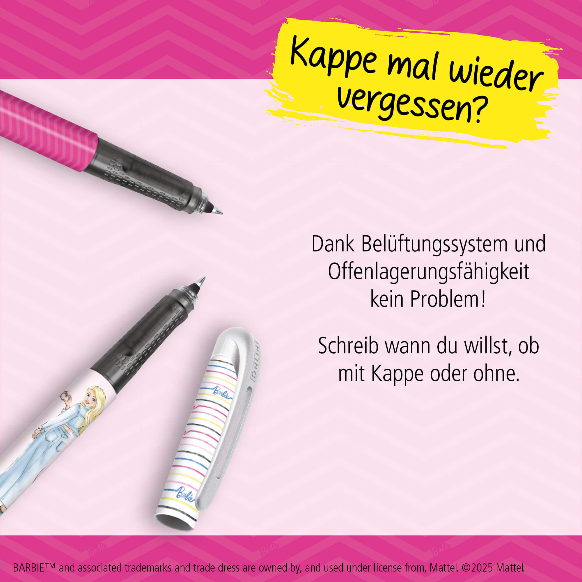 Rollerball College Barbie Pink
