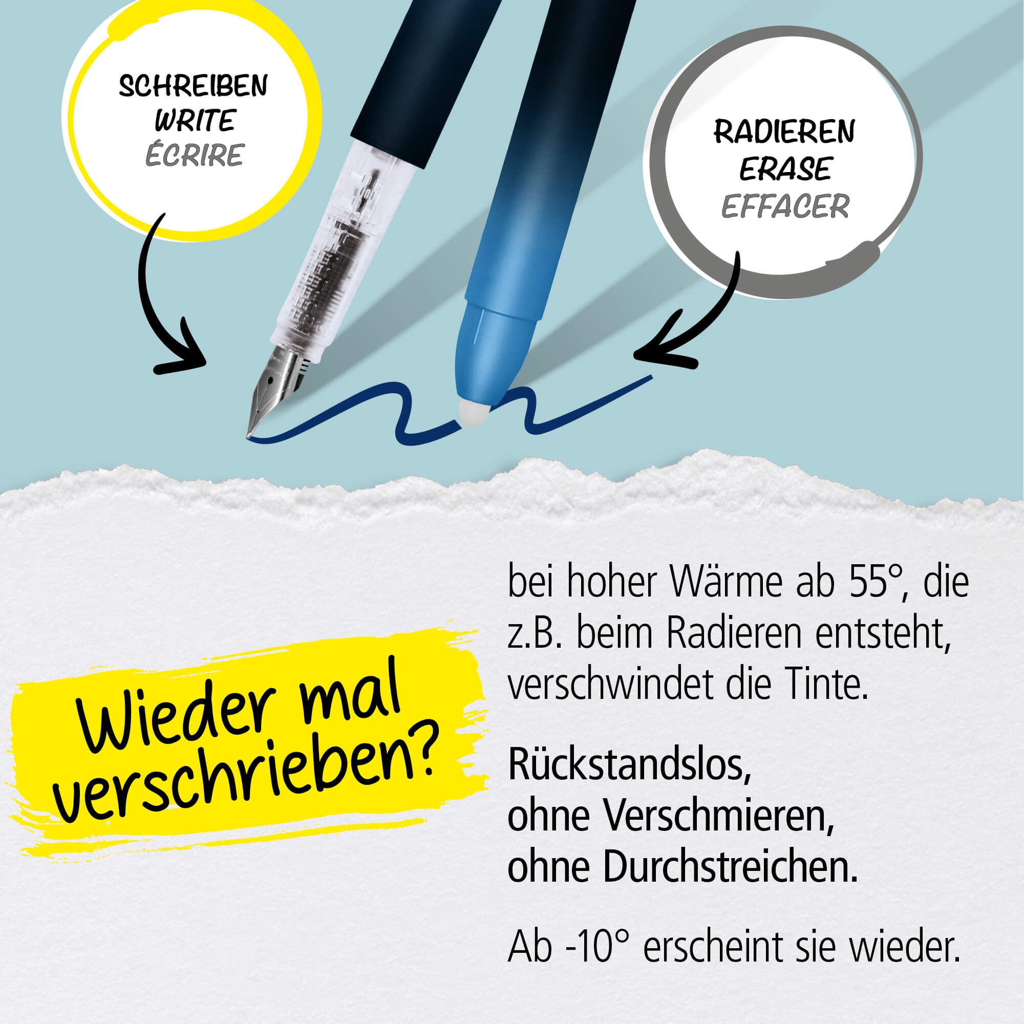 Radierbarer Füller ONLINE magiXX Deep Ocean