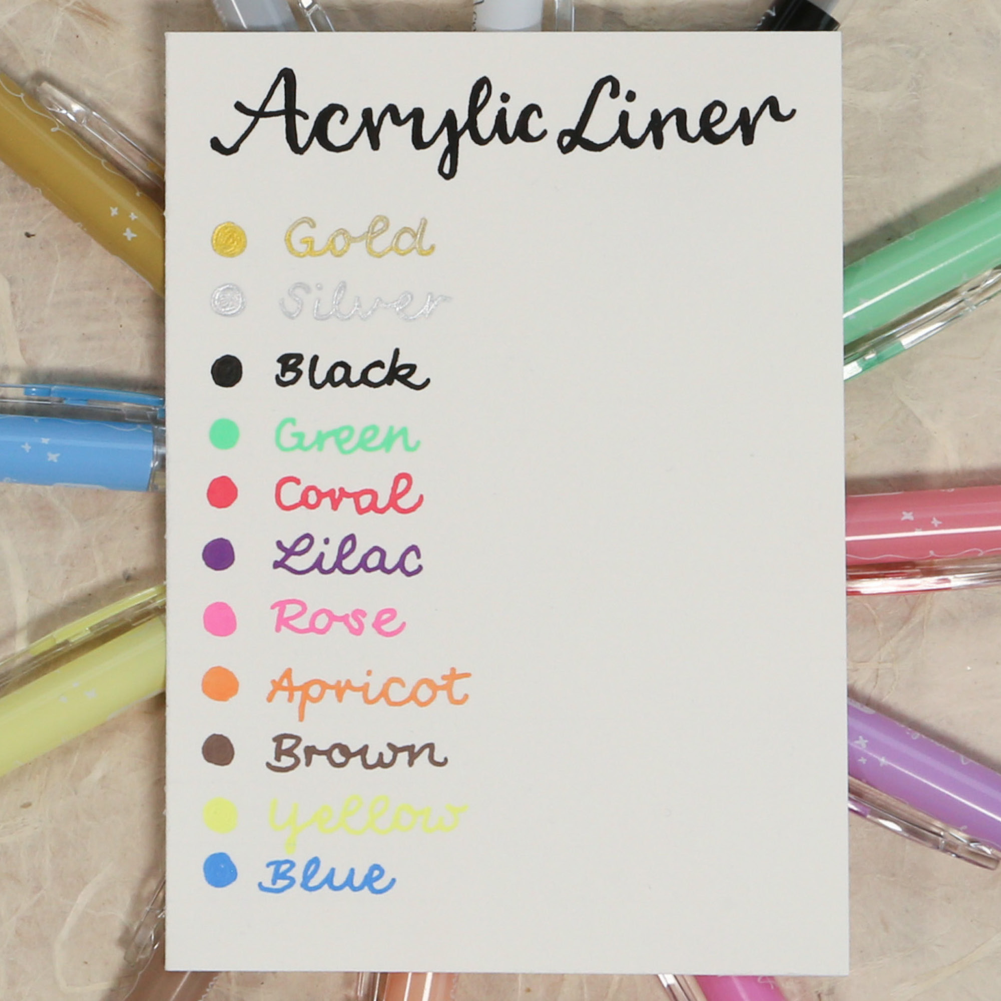 Acrylic Liner Black