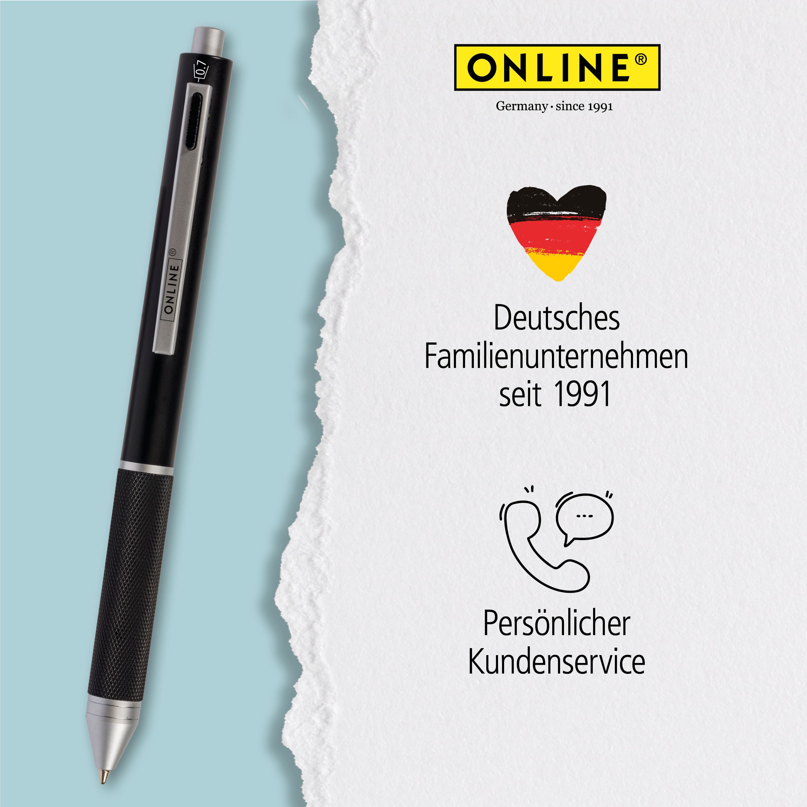 Kugelschreiber Multipen 4-in-1 Black