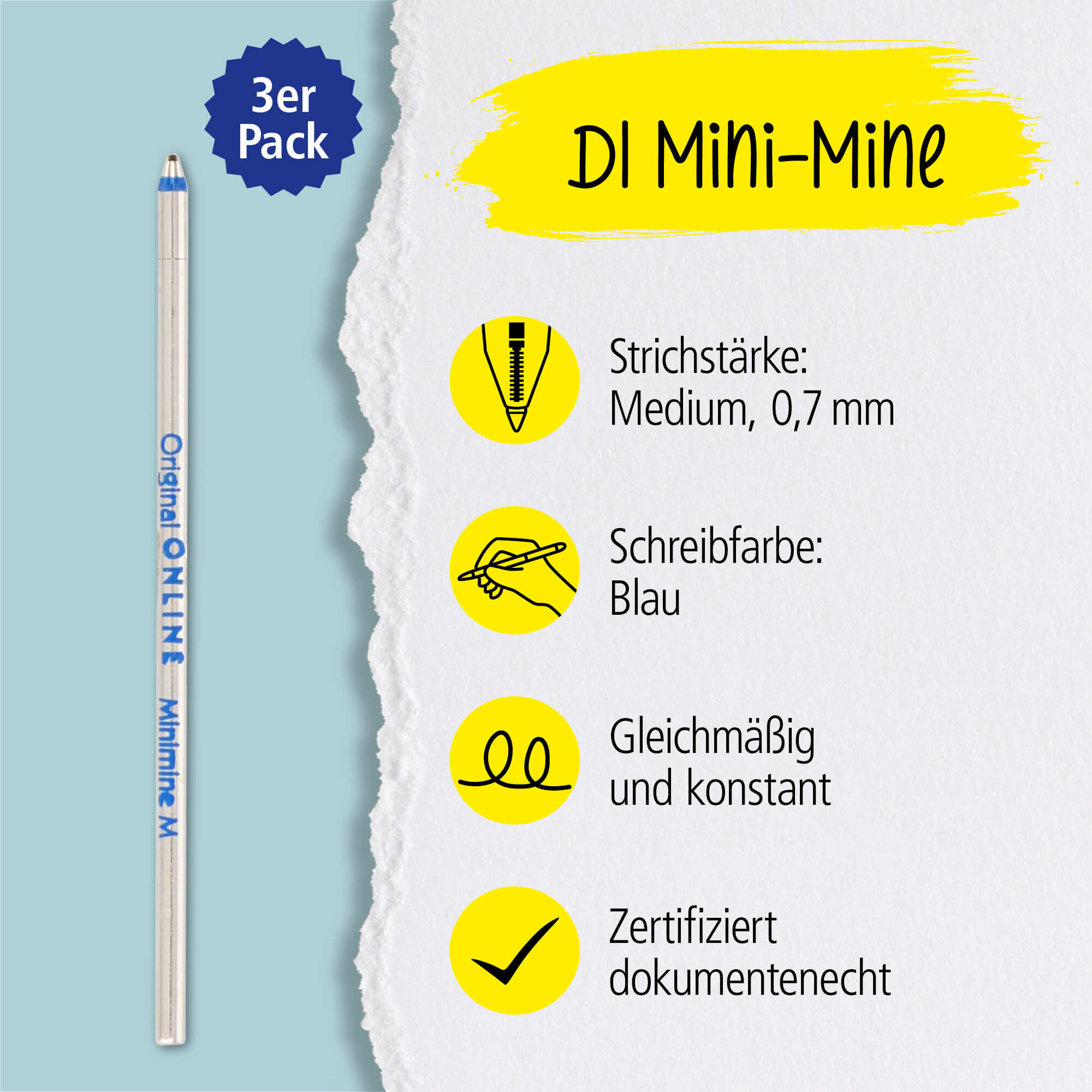 D1-Standard-Mine M, Blau