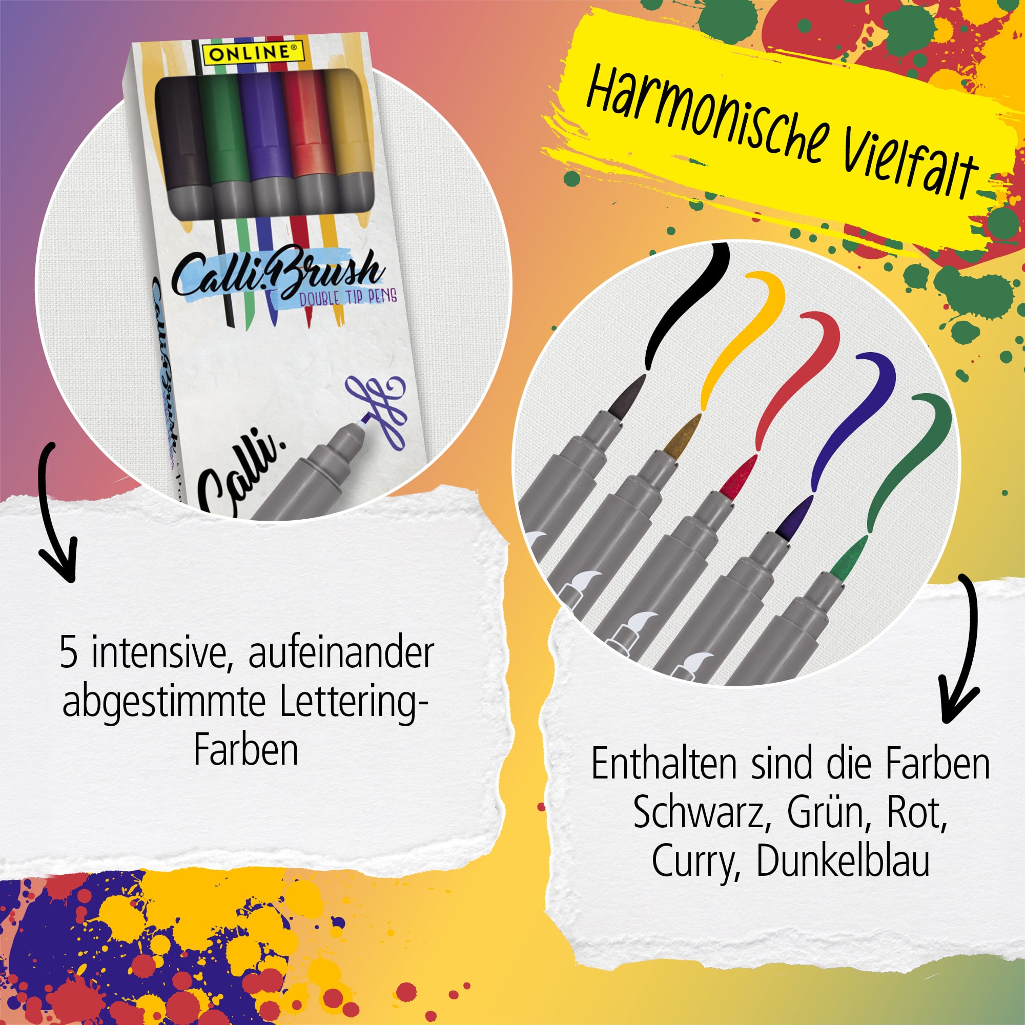 Calli.Brush Pens 5er Set Classic