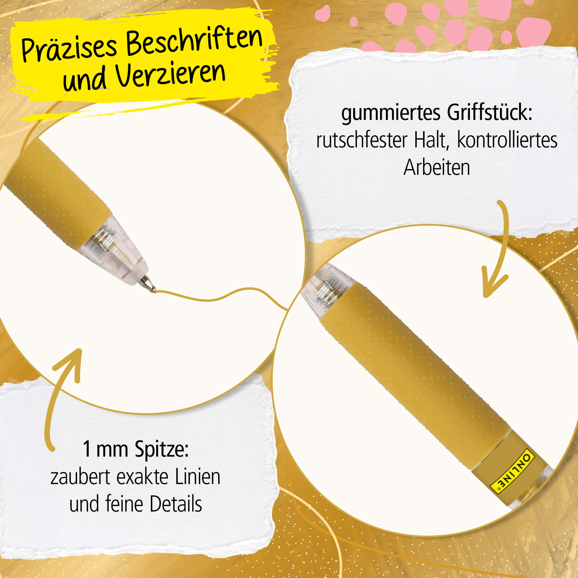 Acrylic Liner Gold