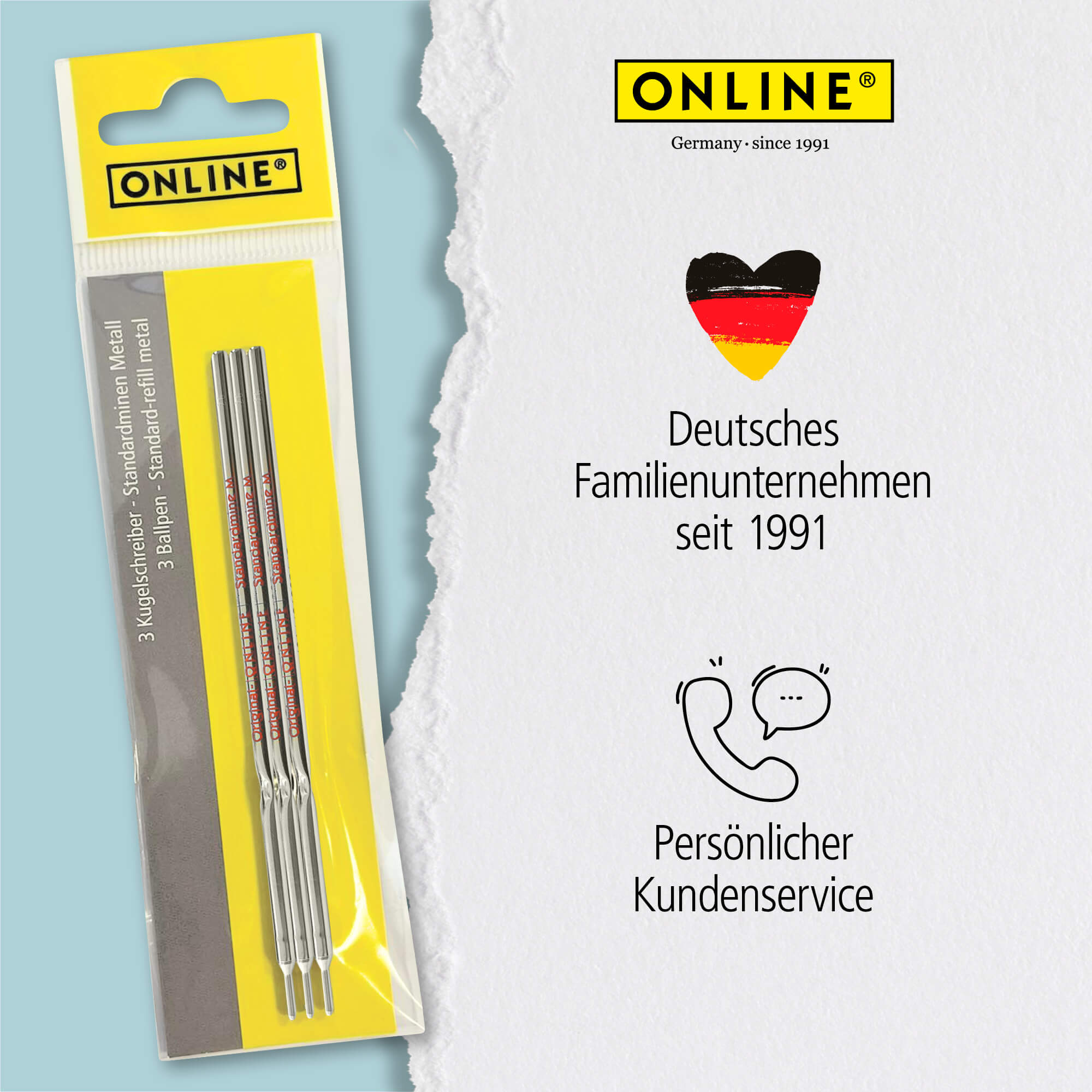 Kugelschreibermine A2 M rot