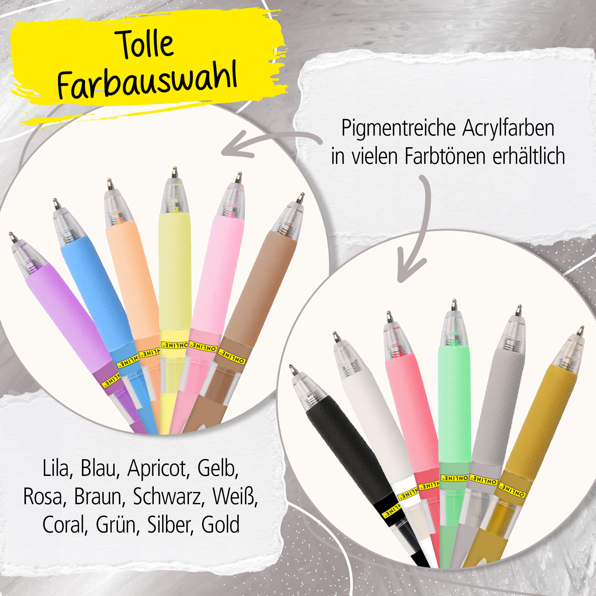 Acrylic Liner Silver