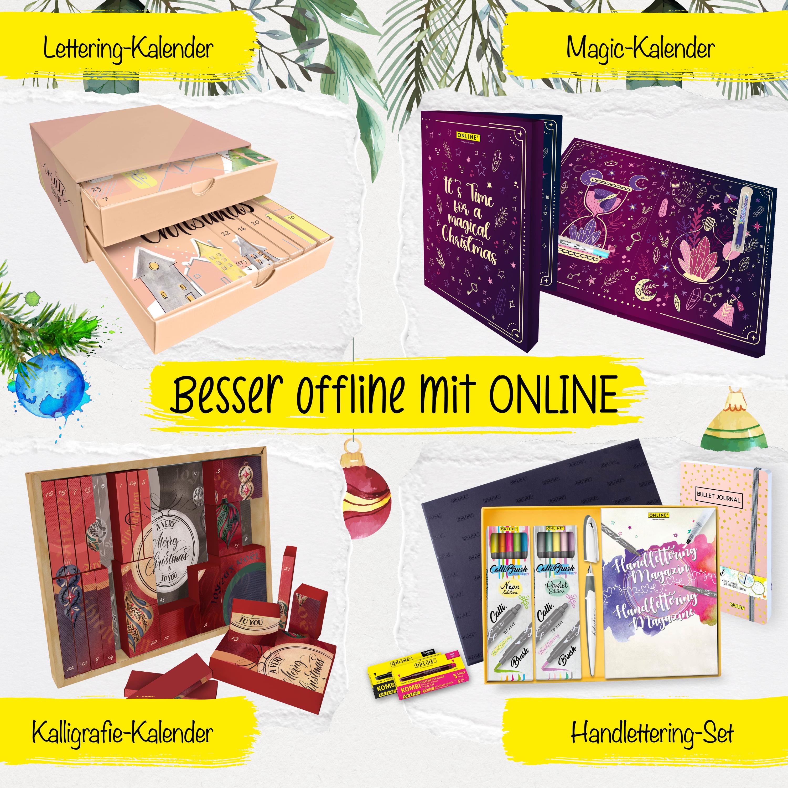 ONLINE Adventskalender Kalligrafie 2024