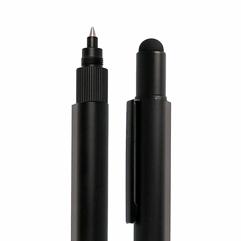Multifunktionsstift 6-in-1, Kugelschreiber und Werkzeug Toolpen Schwarz