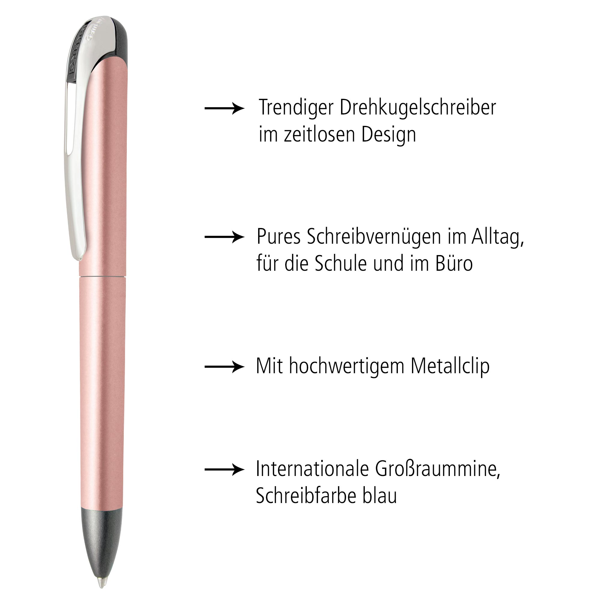 Drehkugelschreiber College Rosegold
