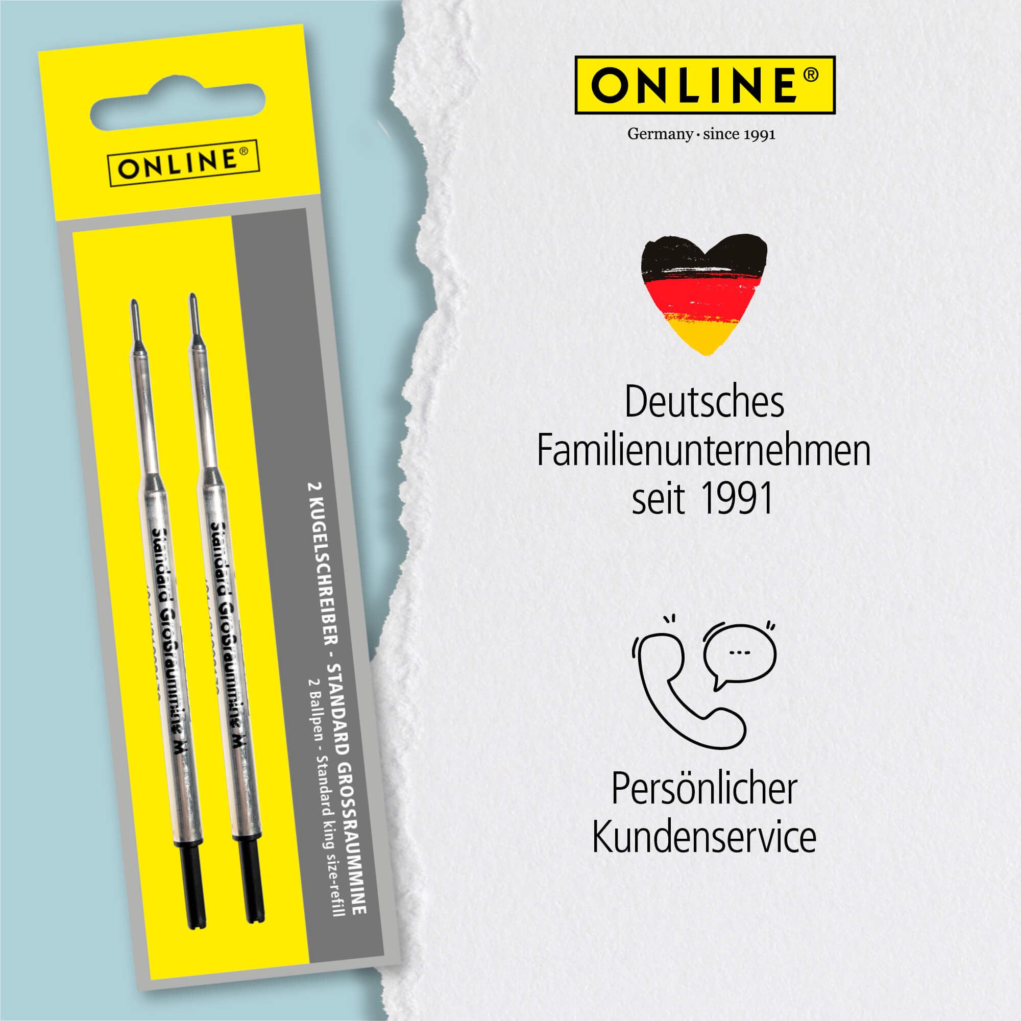 Kugelschreibermine Großraummine G1 M, Schwarz