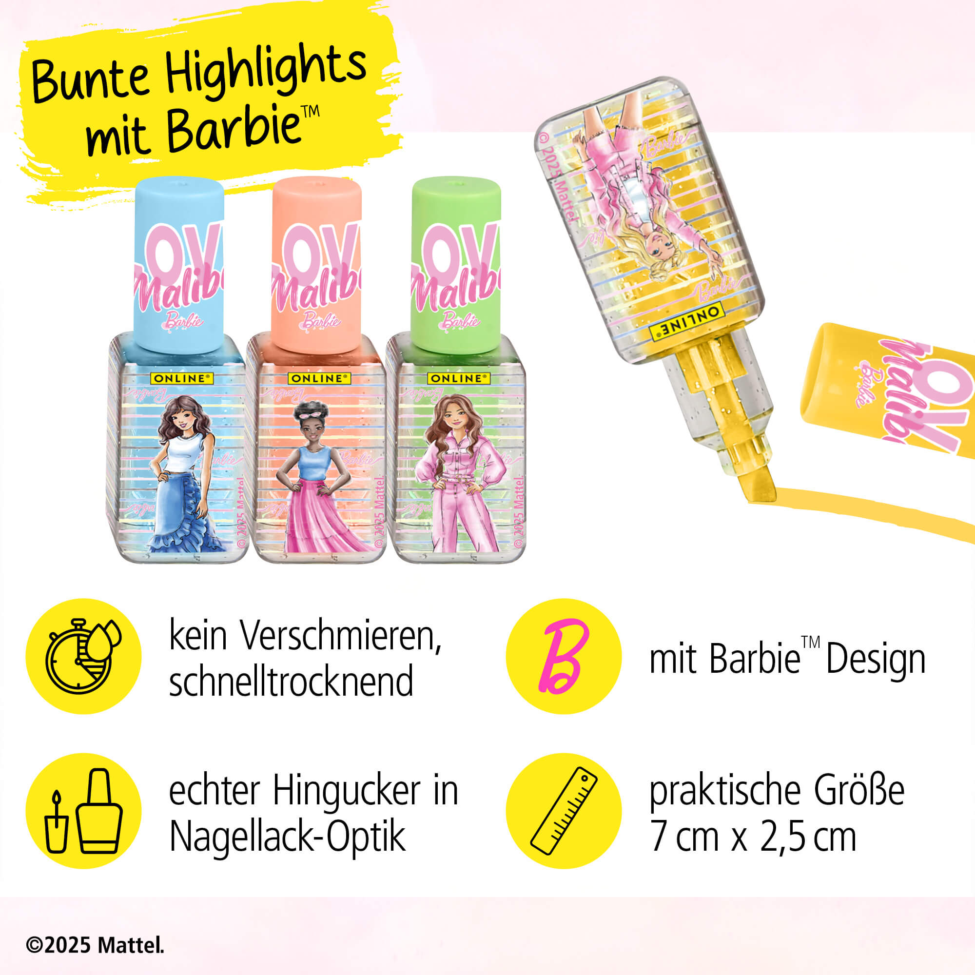 Highlighter Set Barbie