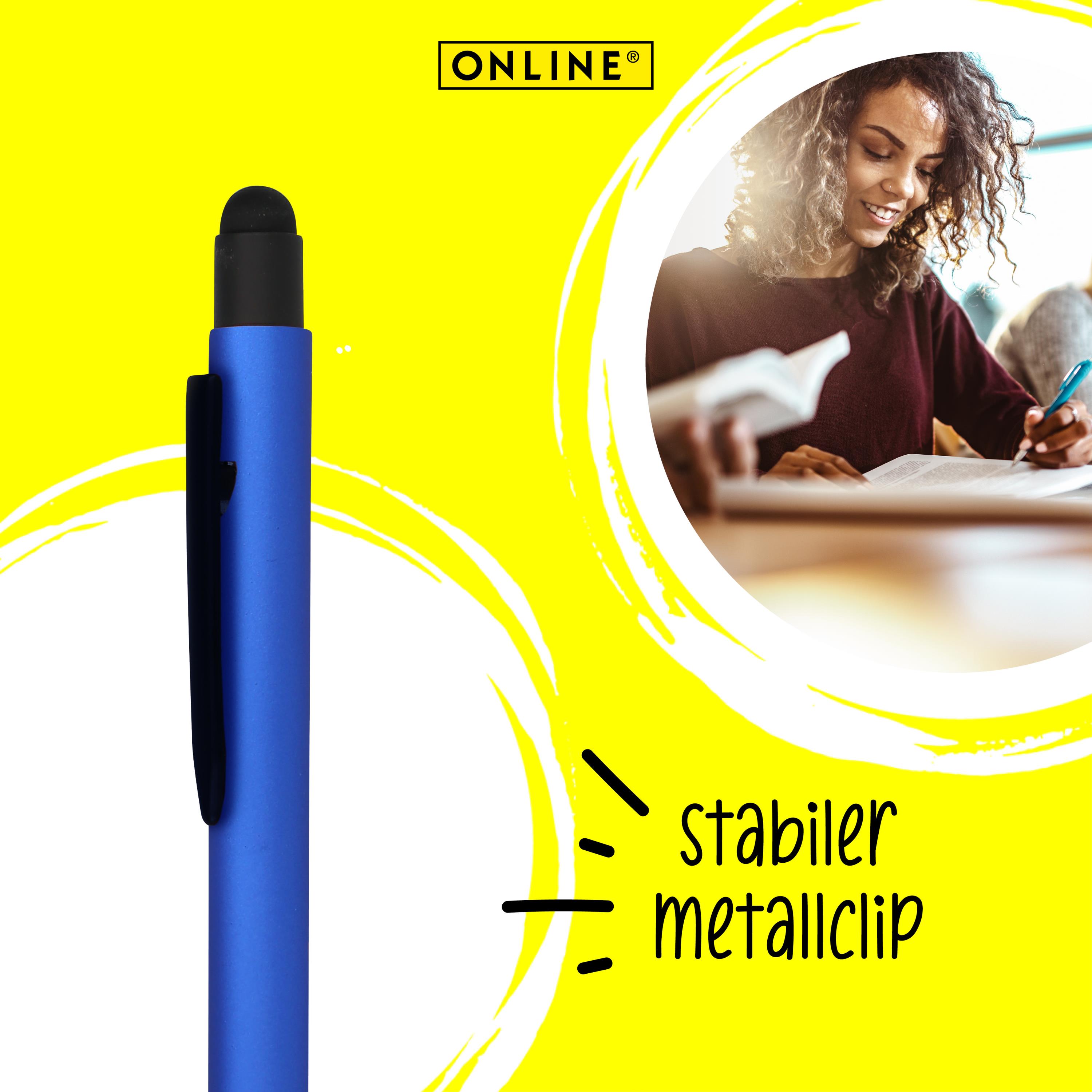 Kugelschreiber ALU Stylus Blue