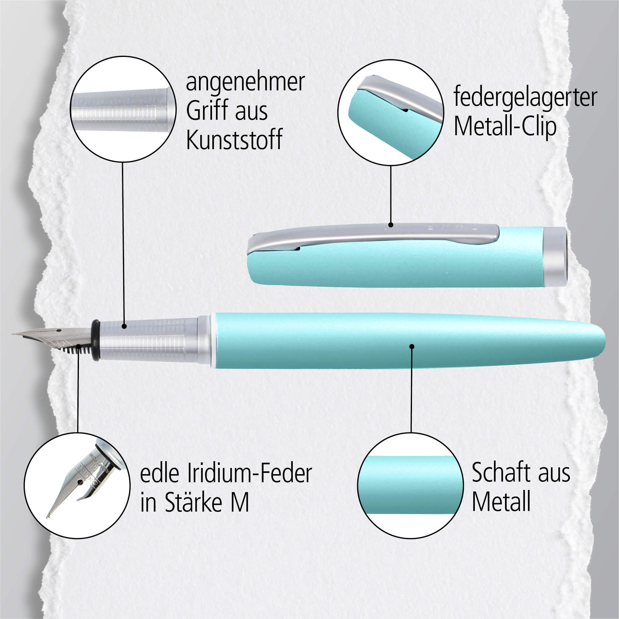 Füller Eleganza Turquoise