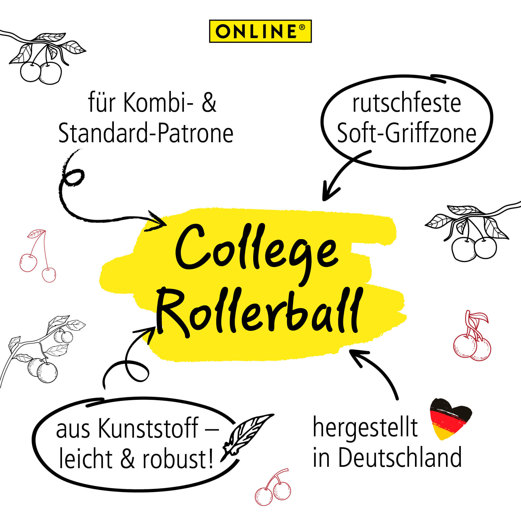 Rollerball College Cherry