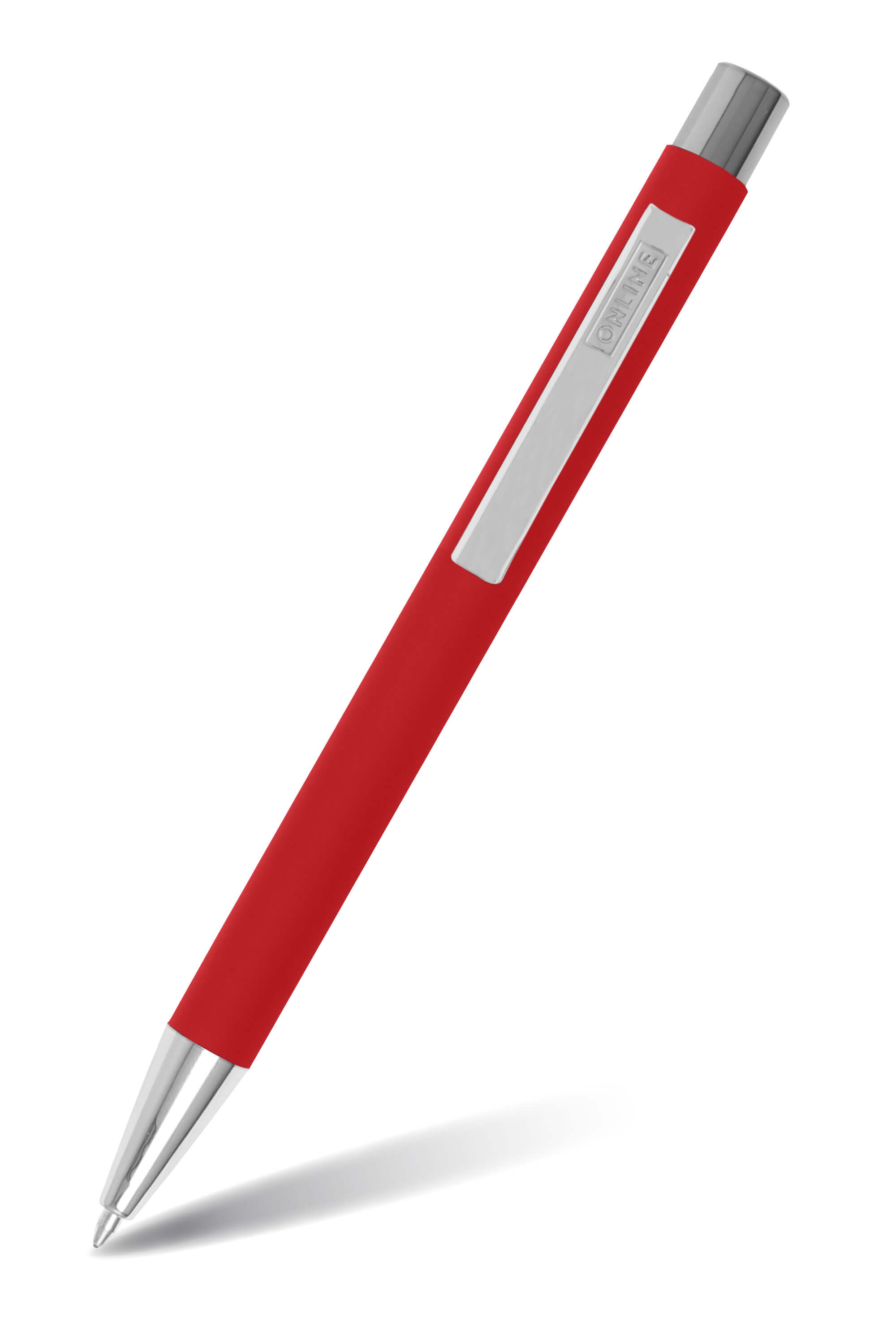Druckkugelschreiber Soft Metal Classic Red