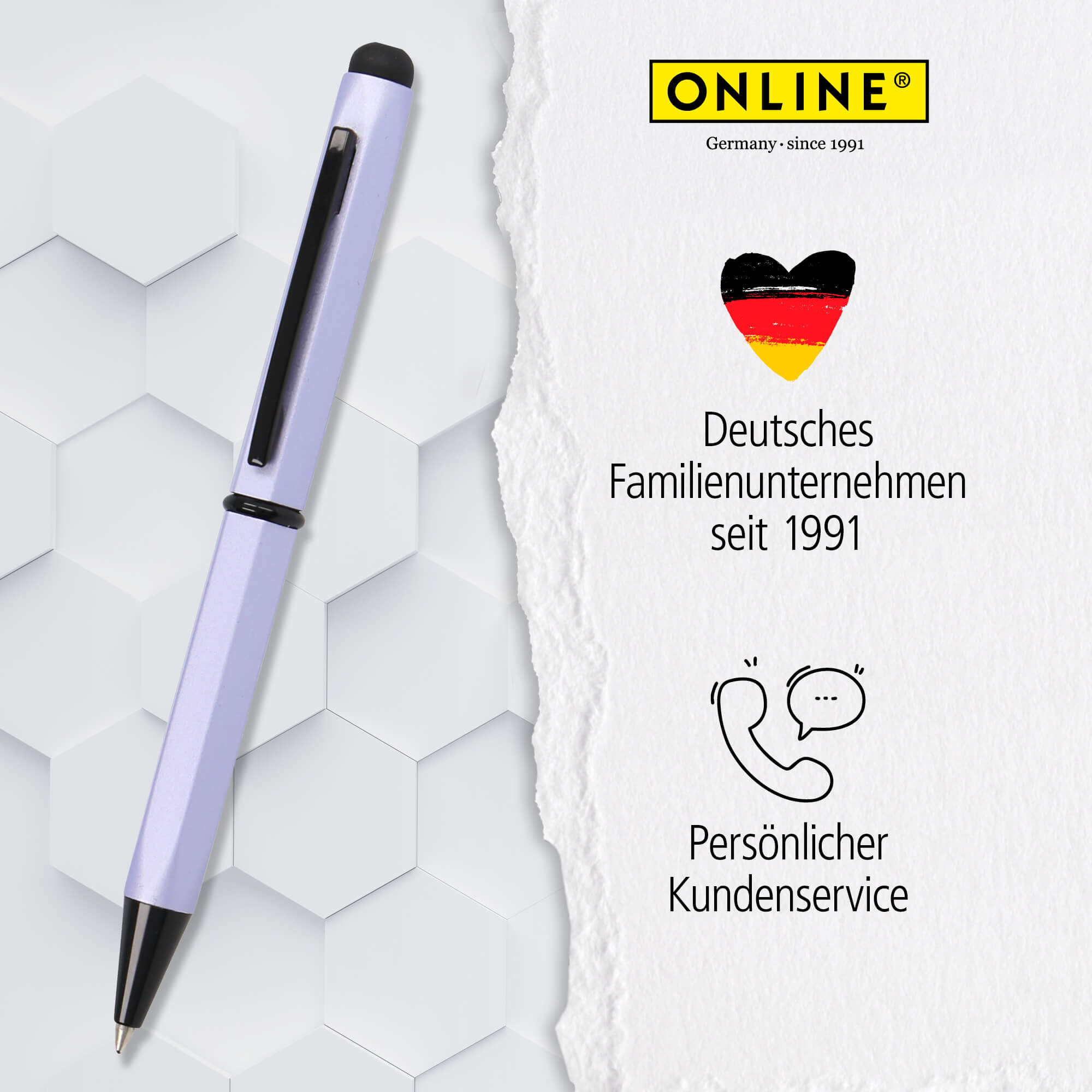 Kugelschreiber Hexagon Stylus Lavender