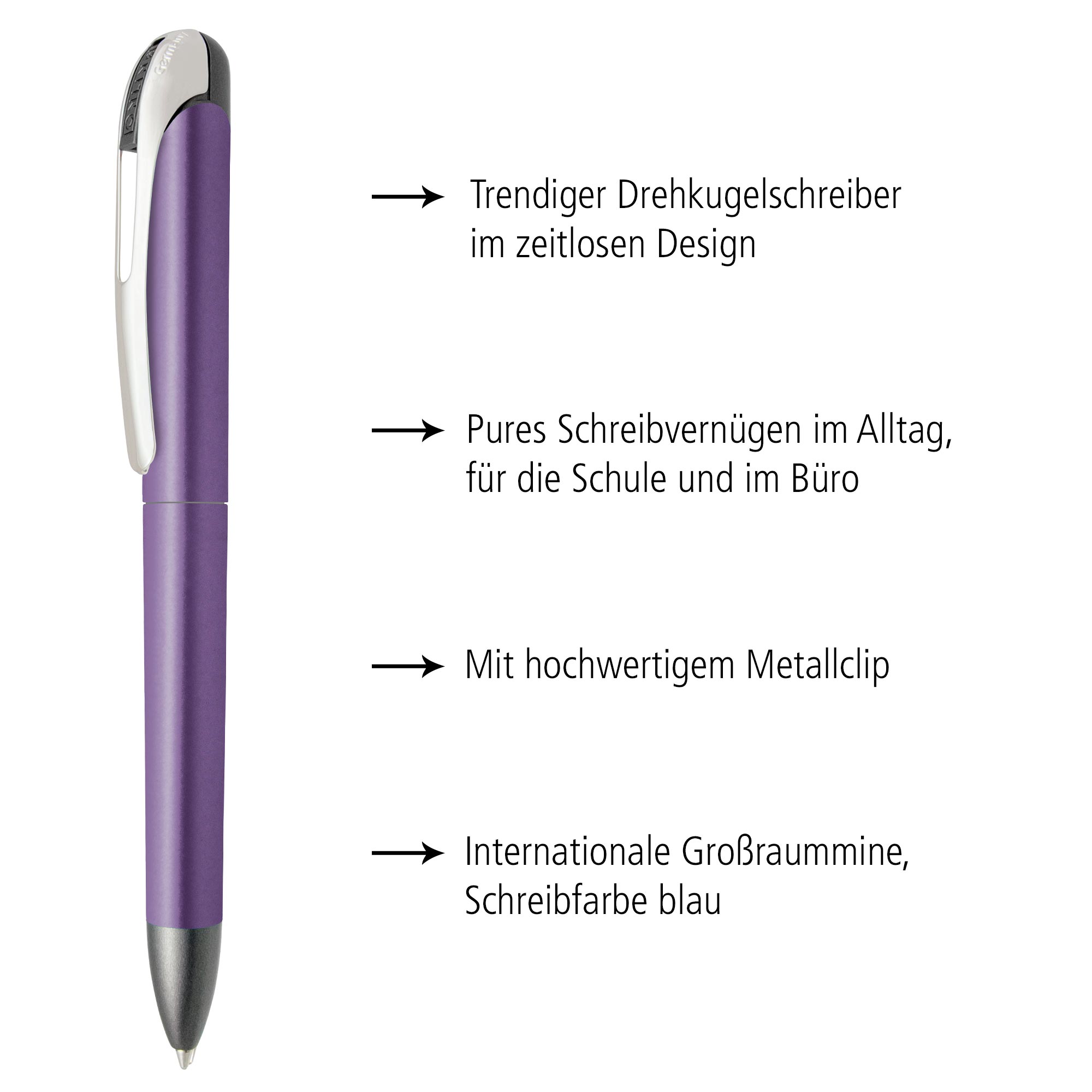 Drehkugelschreiber College Lilac