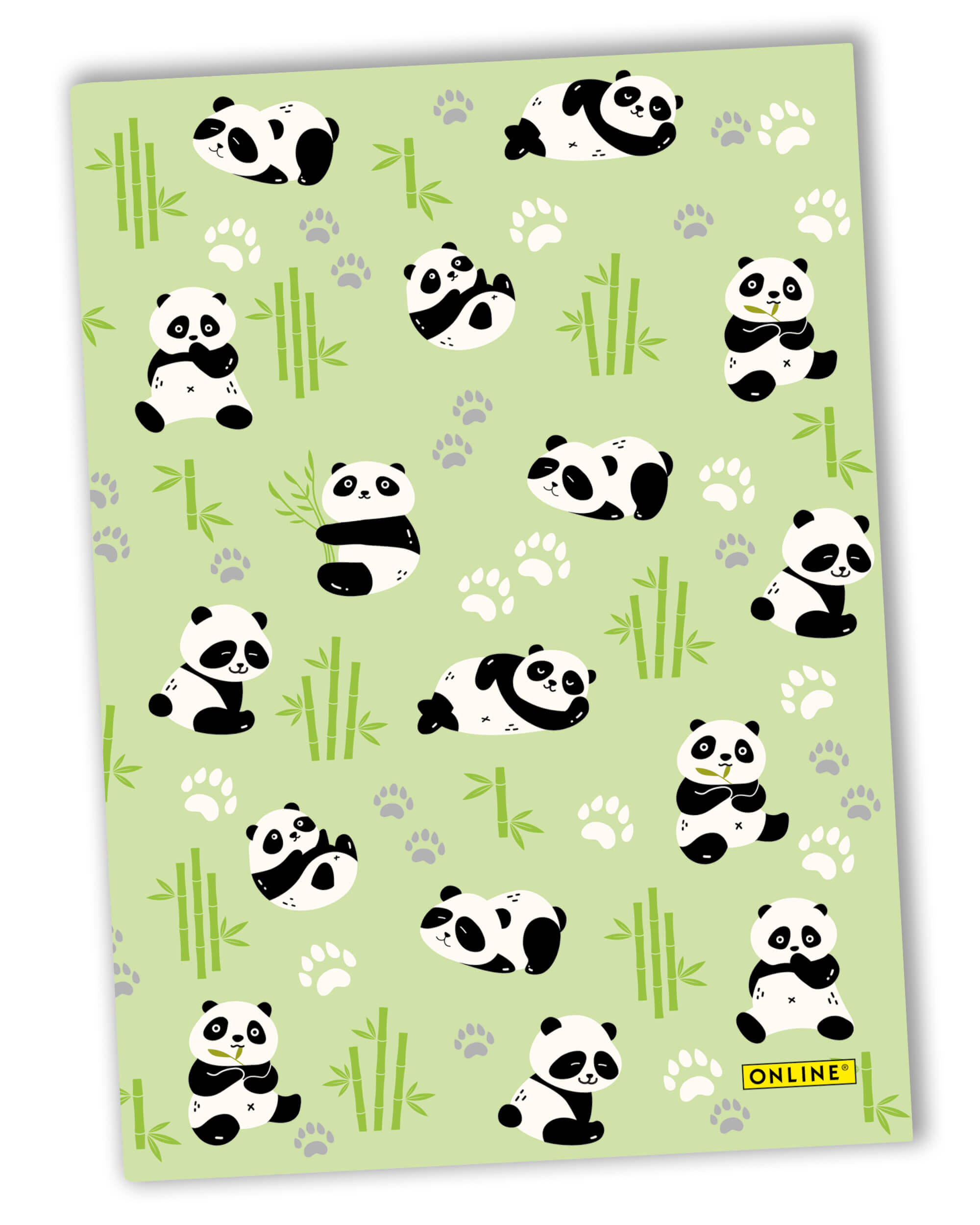 Kladde DIN A5 Panda